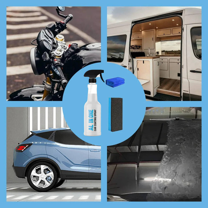 Nano Car Coating Spray Hydrophobic Paint Protection Kit