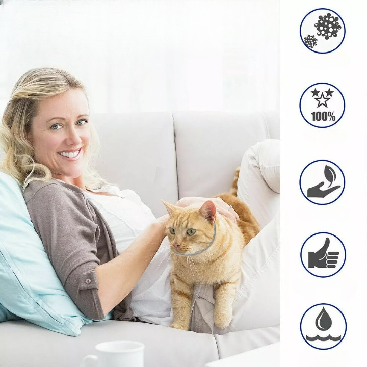 Natural Flea &amp; Tick Collar for Dogs &amp; Cats – 8 Months Protection, Waterproof 3