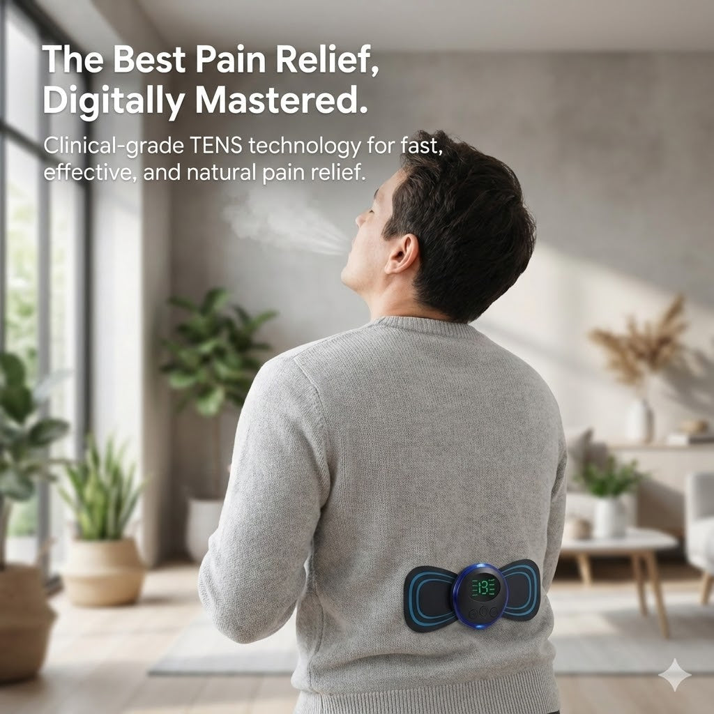 Natural Pain Relief Device | Wire Free Pulse Massage Pad