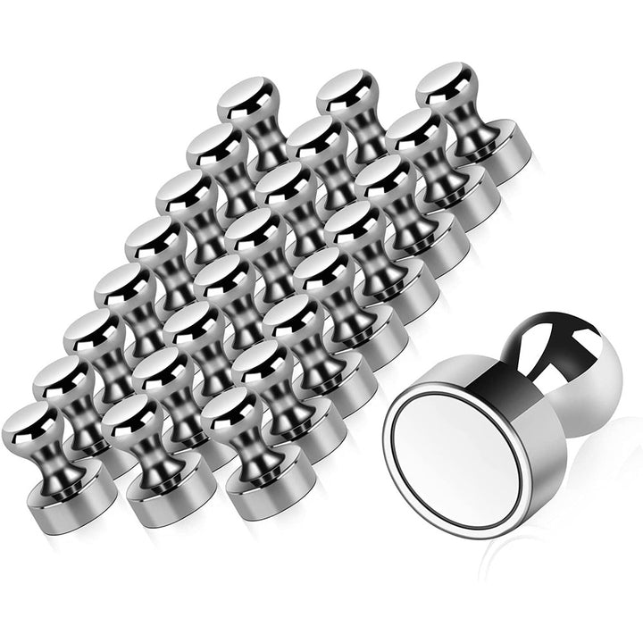 Neodymium Fridge Magnets N48 Grade | Holds 15-16 Sheets of Paper | Rust-Proof Storage for Whiteboards, Home &amp; DIY