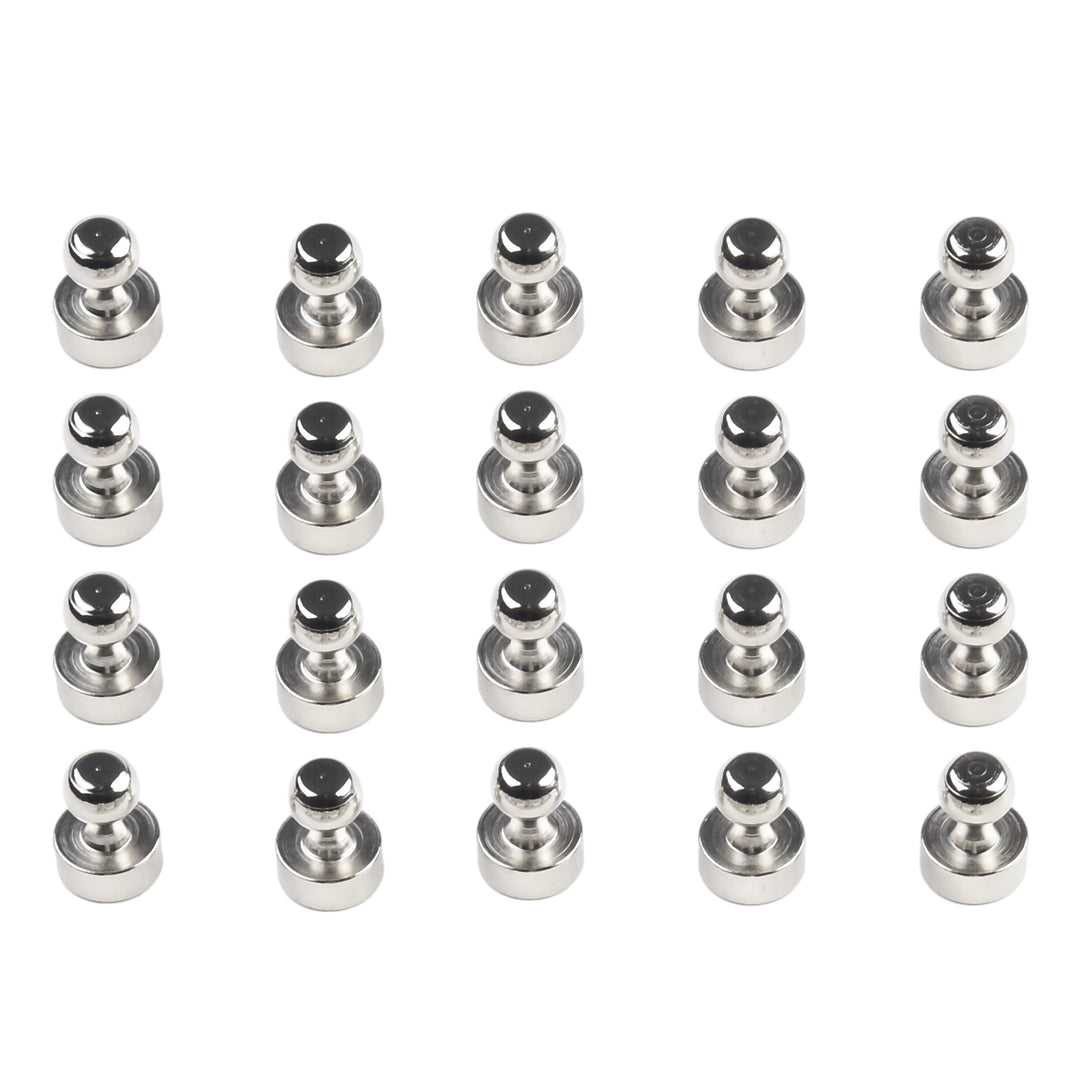 Neodymium Fridge Magnets N48 Grade | Holds 15-16 Sheets of Paper | Rust-Proof Storage for Whiteboards, Home &amp; DIY