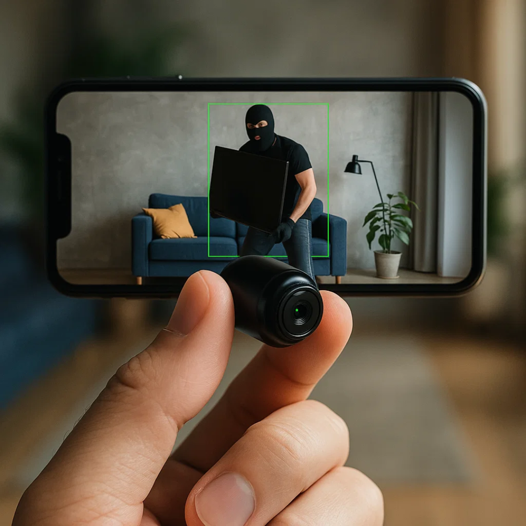 Smart Mini WiFi Camera | 1080P HD | 140° Wide Angle | Night Vision | Motion Alerts