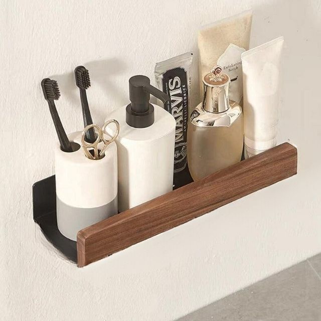 No Drill Storage Rack | Raised Front Lip, Angled Brackets