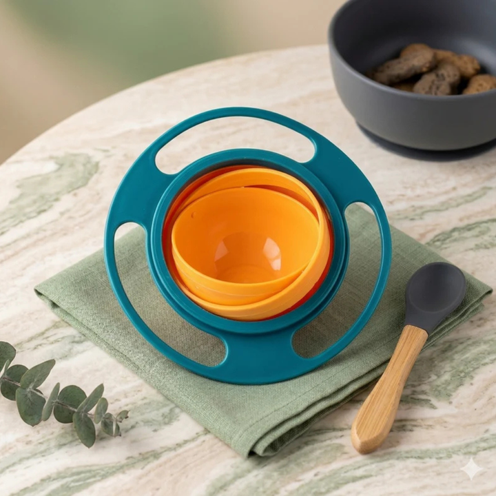 Non-Slip Baby Bowl | Suction Base with Easy-Grip Handles | Spill-Free Mealtimes for Independent Little Eaters Every Day