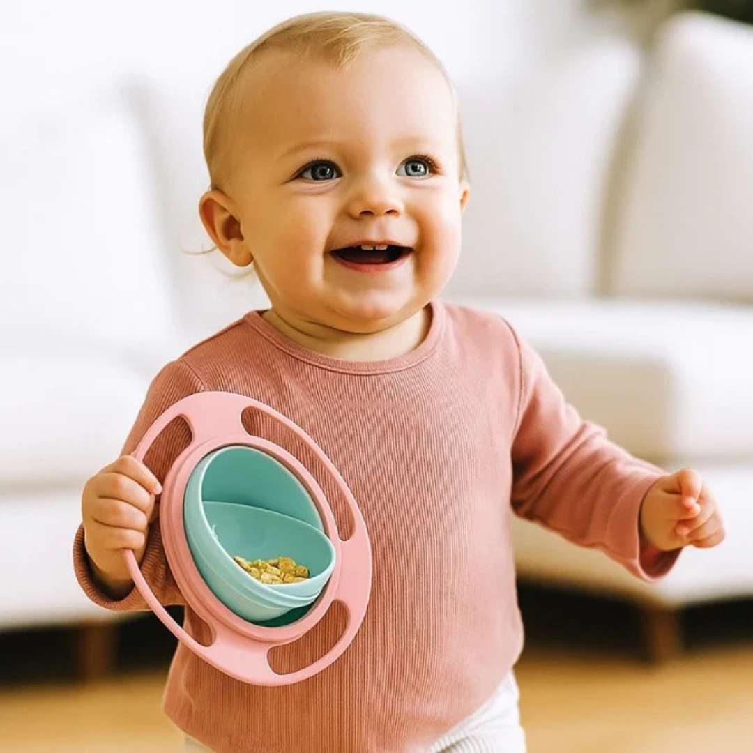 Non-Slip Baby Bowl | Suction Base with Easy-Grip Handles | Spill-Free Mealtimes for Independent Little Eaters Every Day