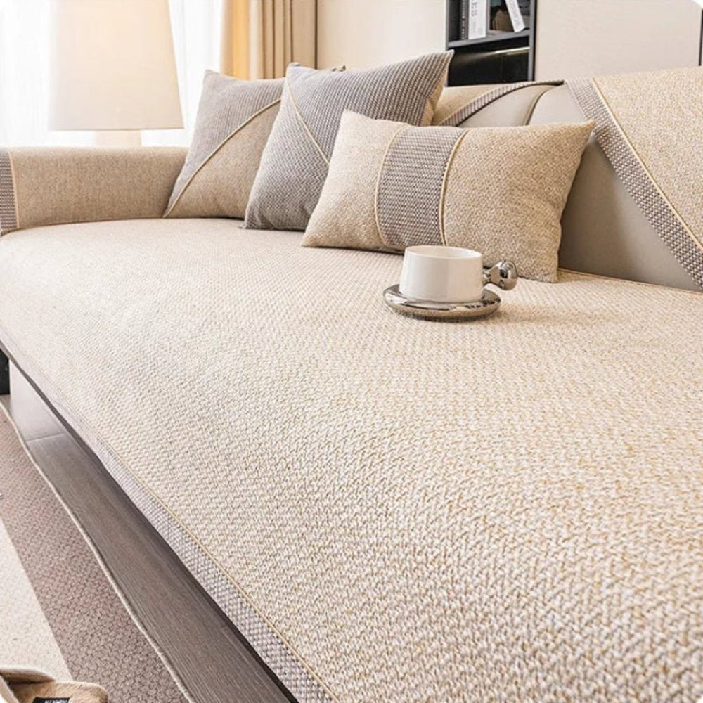 Non-Slip Sofa Cover Breathable Stretch Protector Multiple Sizes