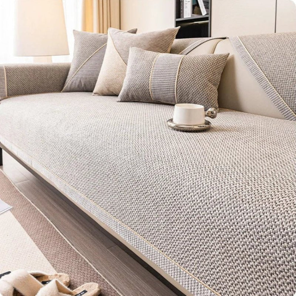 Non-Slip Sofa Cover Breathable Stretch Protector Multiple Sizes