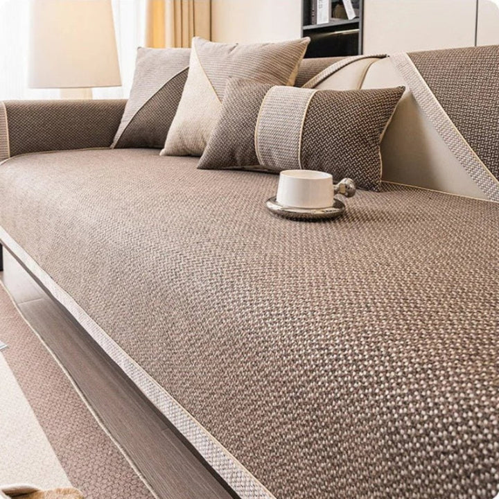 Non-Slip Sofa Cover Breathable Stretch Protector Multiple Sizes