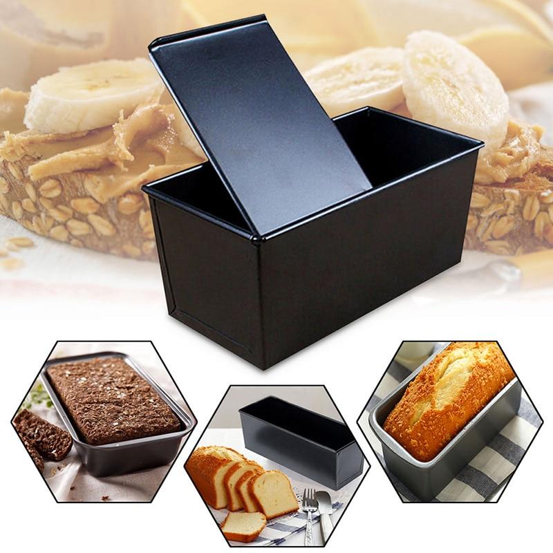 Nonstick Rectangle Bread Loaf Baking Pan with Lid | Pullman Bread Pan