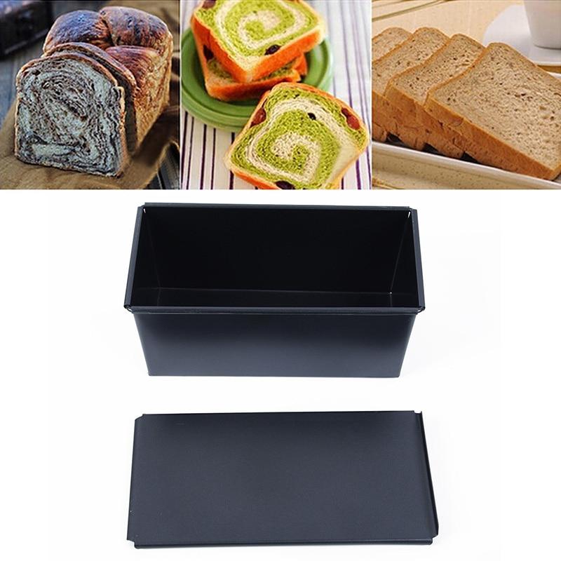 Nonstick Rectangle Bread Loaf Baking Pan with Lid | Pullman Bread Pan