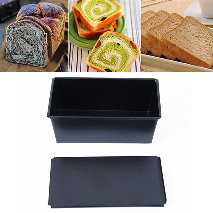 Nonstick Rectangle Bread Loaf Baking Pan with Lid | Pullman Bread Pan
