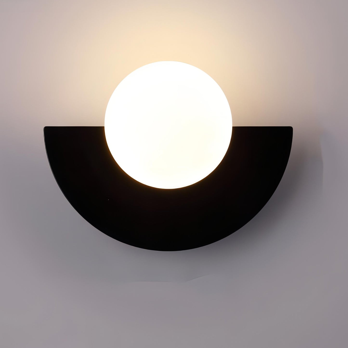 NordicGlow | Elegant Minimalist Semicircle Wall Sconce Lighting 9
