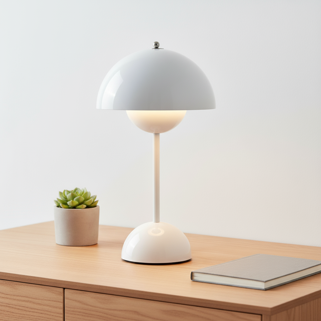 NordicNest | Elegant Dimmable Scandinavian Table Lamp for Bedroom & Living Room 7