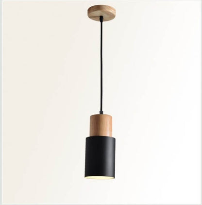 Nordic Collection | LED Pendant Light with Natural Wood & Iron | Minimalist Design for Cozy Kitchen Pendant Lighting 10