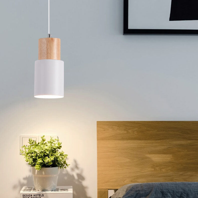 Nordic Collection | LED Pendant Light with Natural Wood & Iron | Minimalist Design for Cozy Kitchen Pendant Lighting 6