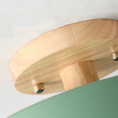 Nordic Log | Flush Mount Ceiling Light with Adjustable Color Temperature | Modern Wood Design for Stylish Ambiance 5