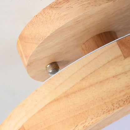 Nordic Log | Flush Mount Ceiling Light with Adjustable Color Temperature | Modern Wood Design for Stylish Ambiance 7