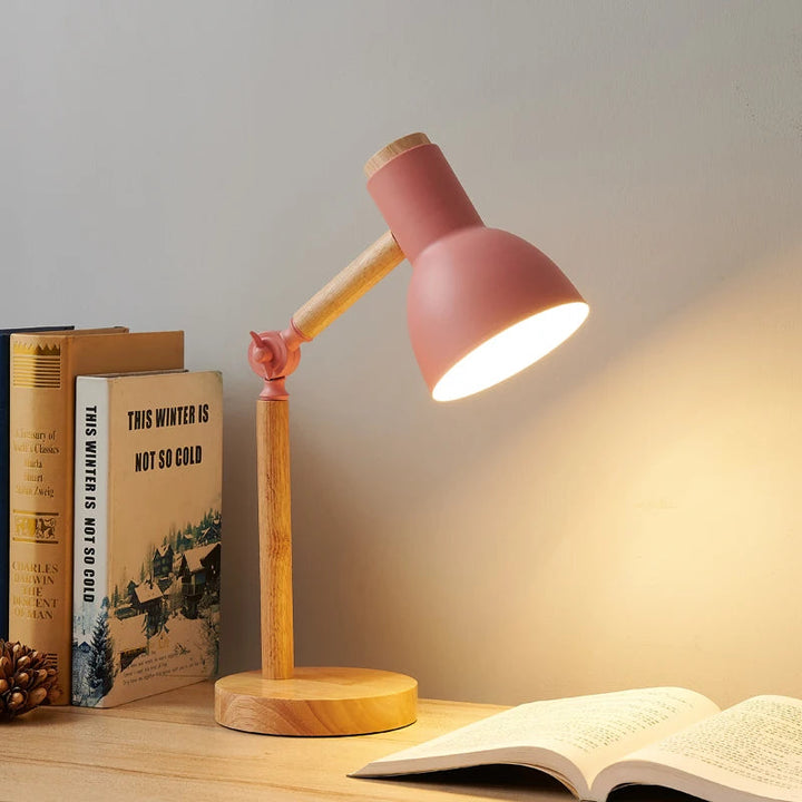 Nordic Wooden Desk Lamp | Adjustable Modern Table Light 2