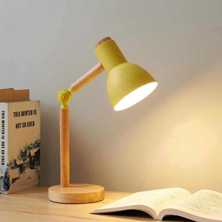 Nordic Wooden Desk Lamp | Adjustable Modern Table Light 3