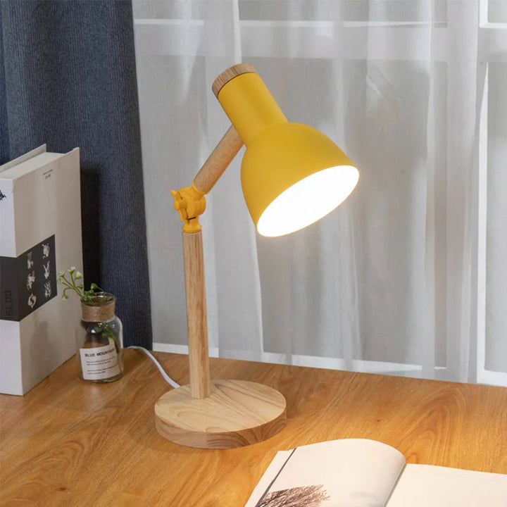 Nordic Wooden Desk Lamp | Adjustable Modern Table Light 5