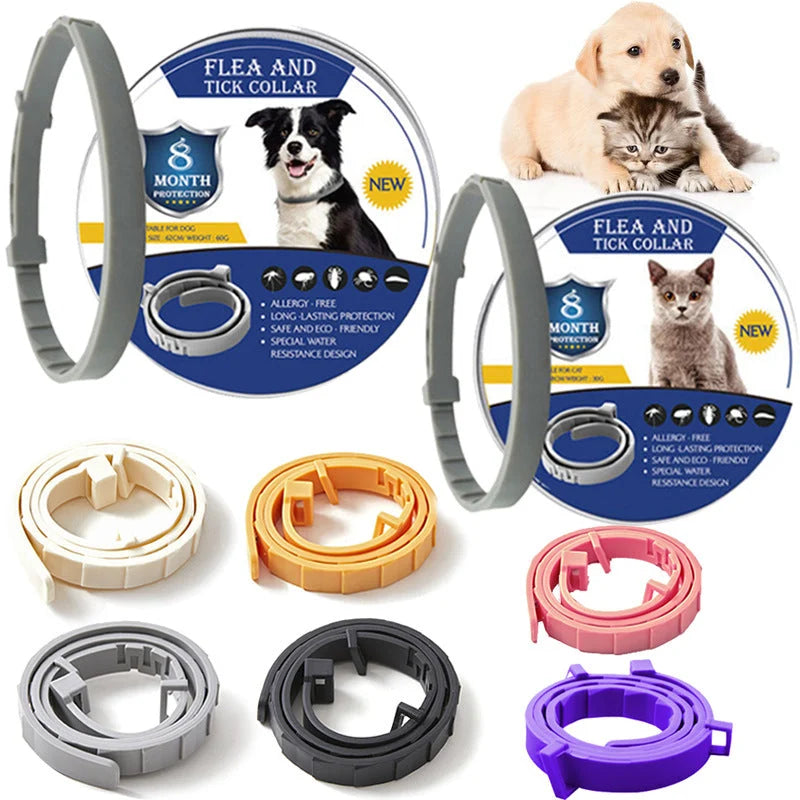 Natural Flea &amp; Tick Collar for Dogs &amp; Cats | Waterproof &amp; Chemical-Free