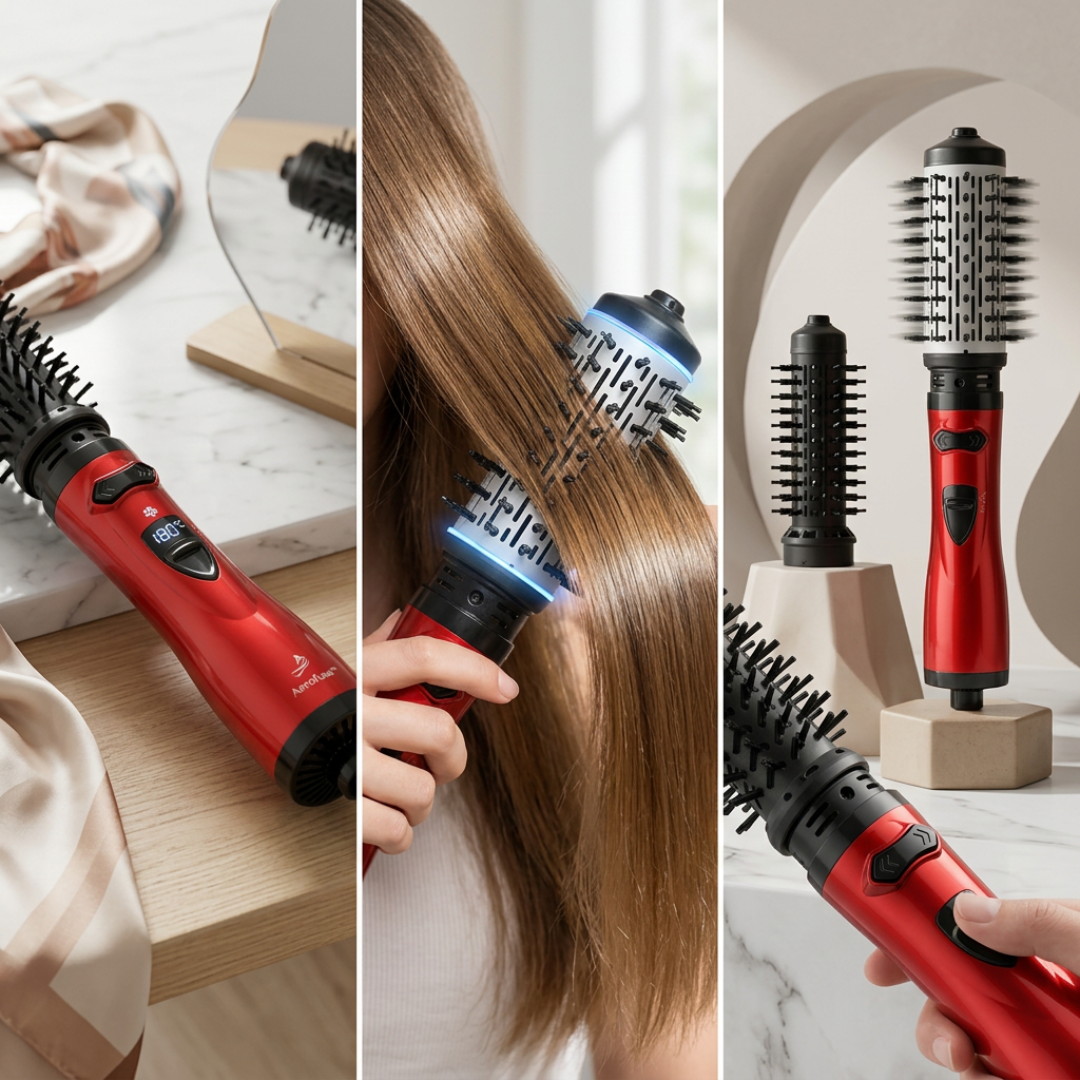 Ionic Hair Dryer for All Hair Types | Adjustable Heat and Airflow Settings | Fast Drying, Frizz-Free, Shiny Finish 4