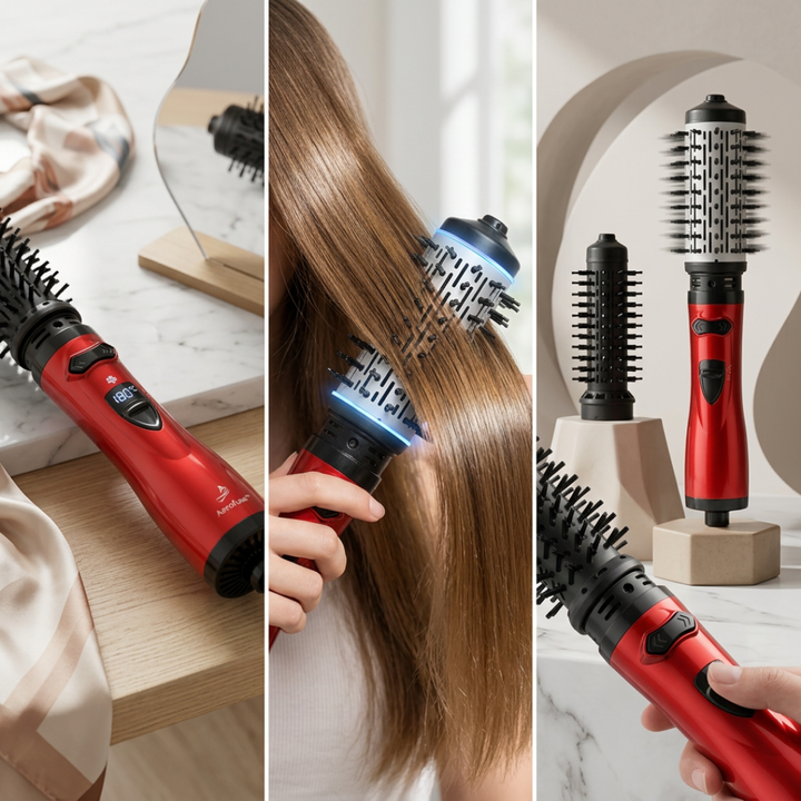 Ionic Hair Dryer for All Hair Types | Adjustable Heat and Airflow Settings | Fast Drying, Frizz-Free, Shiny Finish 4