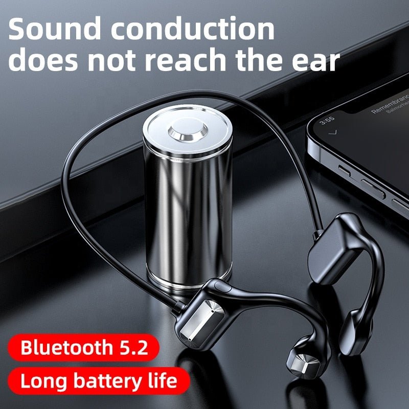 Open-Ear Wireless Headphones | Ear Hooks, Slim Neckband