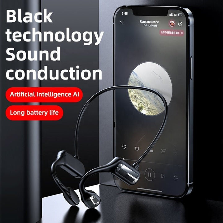 Open-Ear Wireless Headphones | Ear Hooks, Slim Neckband