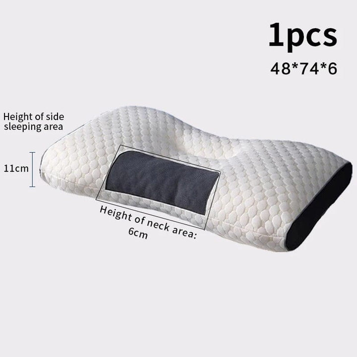 Orthopedic Cervical Neck Pillow | Memory Foam | Medium &amp; Large | Neck Pain Relief Support | Washable Cover