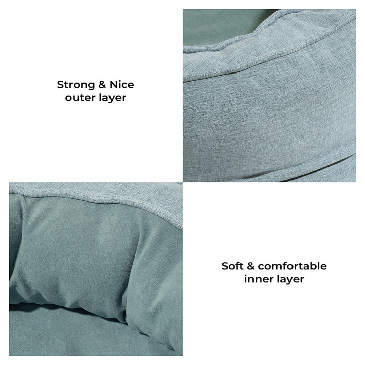 Orthopedic Dog Bed | Waterproof Layer | Removable Washable Cover | Cotton Fleece &amp; Velveteen | M, L &amp; XL