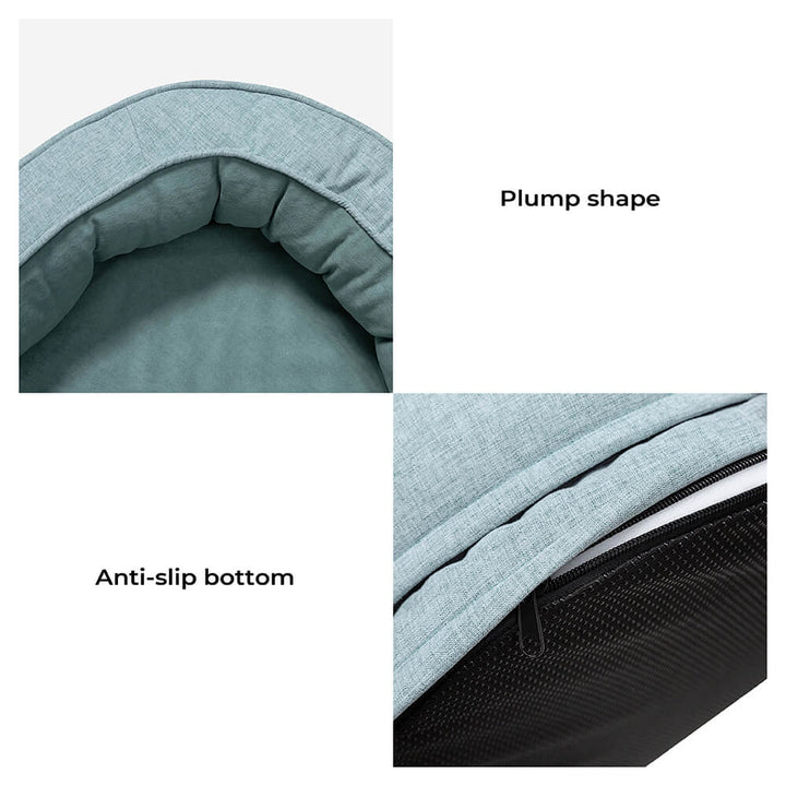 Orthopedic Dog Bed | Waterproof Layer | Removable Washable Cover | Cotton Fleece &amp; Velveteen | M, L &amp; XL