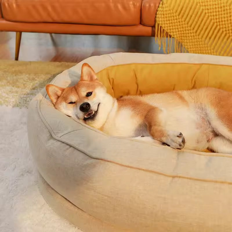 Orthopedic Dog Bed | Waterproof Layer | Removable Washable Cover | Cotton Fleece &amp; Velveteen | M, L &amp; XL
