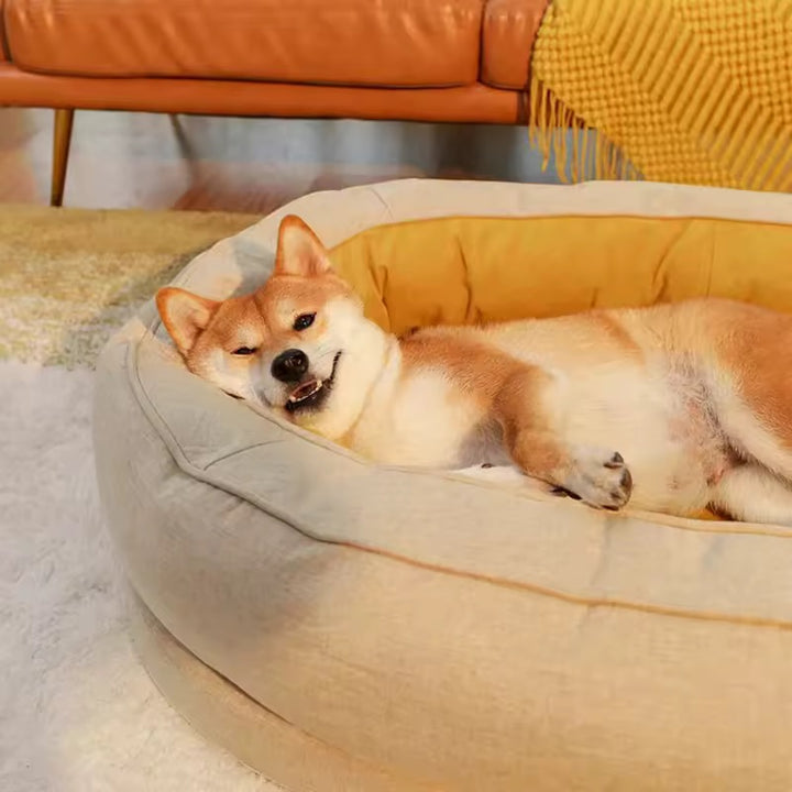 Orthopedic Dog Bed | Waterproof Layer | Removable Washable Cover | Cotton Fleece &amp; Velveteen | M, L &amp; XL