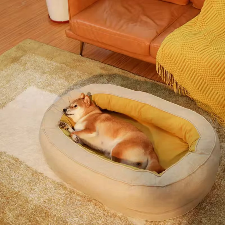 Orthopedic Dog Bed | Waterproof Layer | Removable Washable Cover | Cotton Fleece &amp; Velveteen | M, L &amp; XL