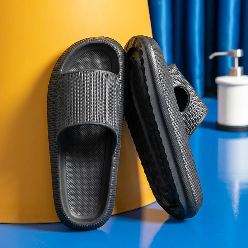 Orthopedic Style Slippers | Thick Sole Cushioned Comfort