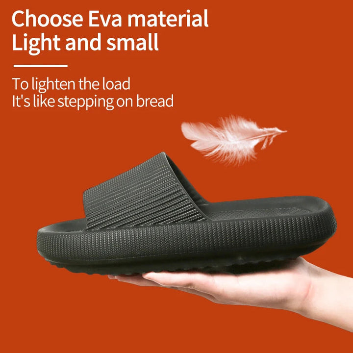 Orthopedic Style Slippers | Thick Sole Cushioned Comfort