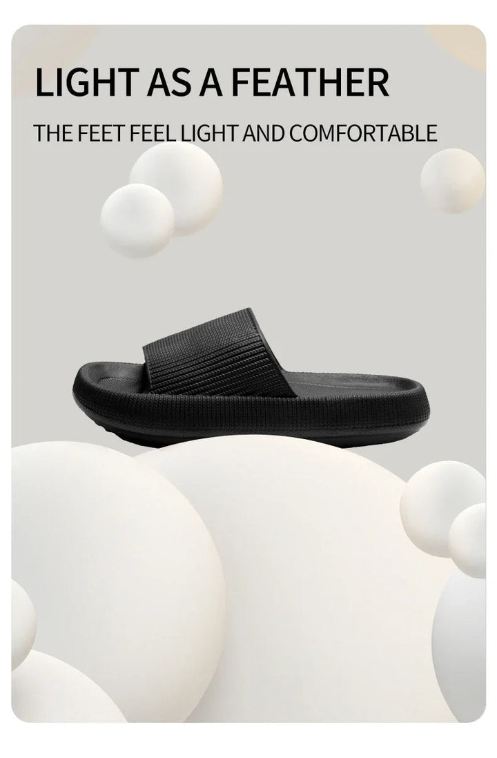 Orthopedic Style Slippers | Thick Sole Cushioned Comfort