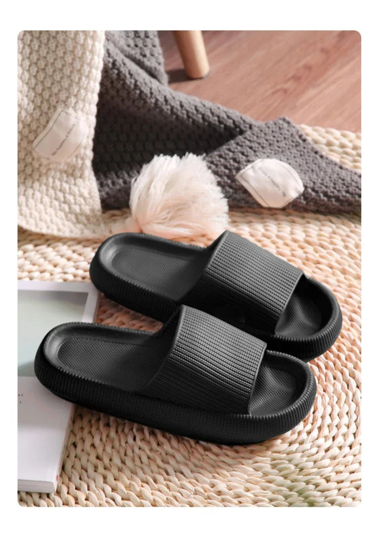 Orthopedic Style Slippers | Thick Sole Cushioned Comfort