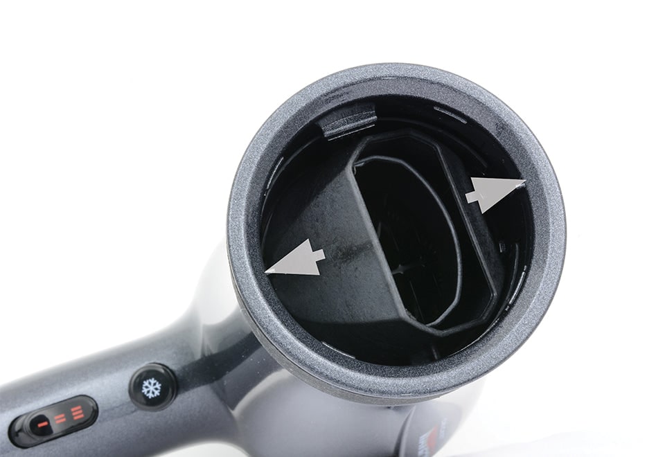 Oscillating Hair Dryer with Diffuser and Concentrator Nozzle | Ionic Styling Tool | 1875W Motor with Cool Shot Button