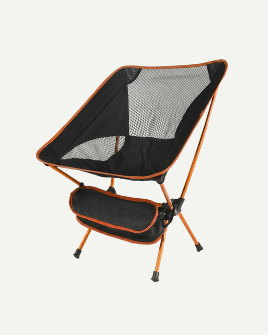 Outdoor Essentials | Foldable Camping Chair with Lightweight Aluminum Frame | Portable Seating for Hiking and Travel 0