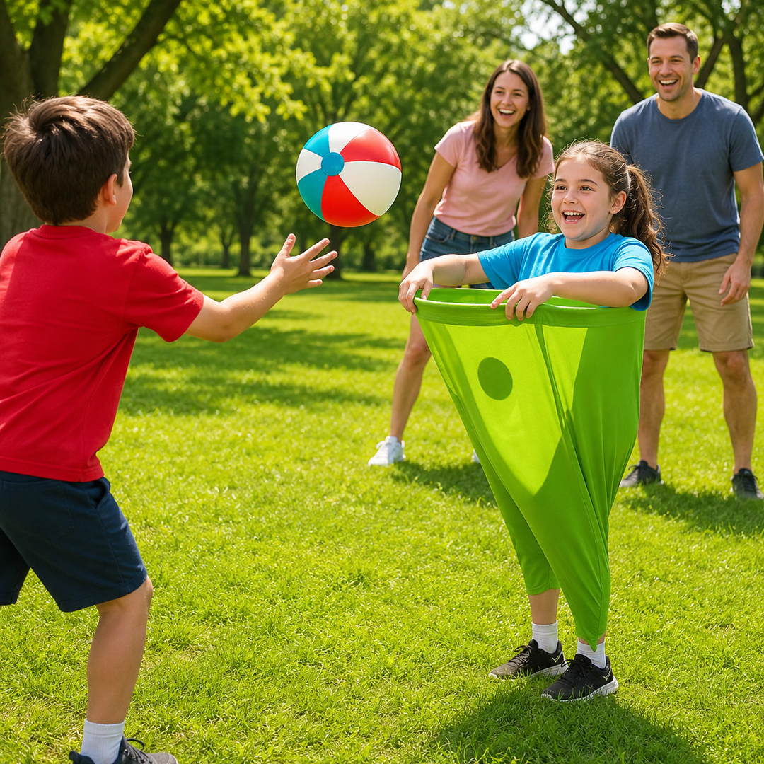 Oversized Catching Ball Game Trousers 5 Soft Balls Set
