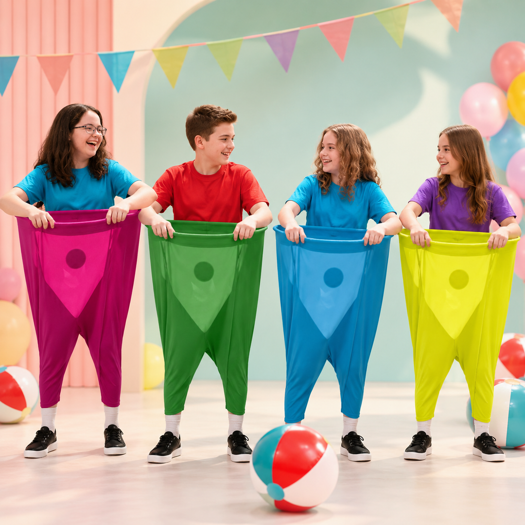 Oversized Catching Ball Game Trousers 5 Soft Balls Set