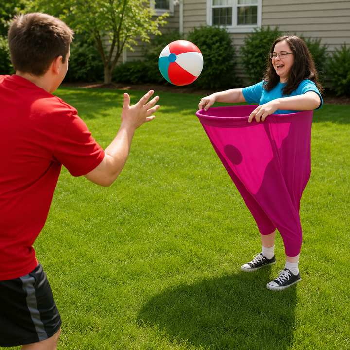 Oversized Catching Ball Game Trousers 5 Soft Balls Set