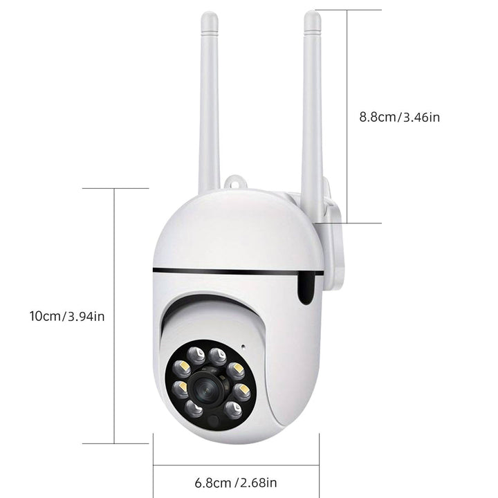 PTZ WiFi Security Camera 1296P HD | 360° Pan-Tilt, Colour Night Vision | Two-Way Audio, Motion Alerts &amp; App Control