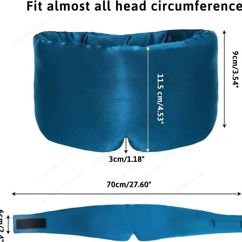 Padded Sleep Eye Mask | Light Blocking &amp; Adjustable Fit