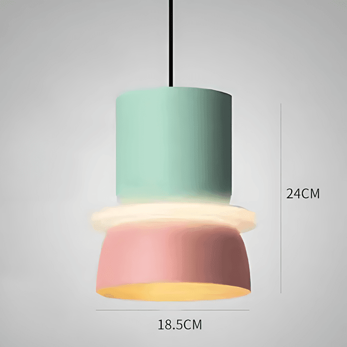 Pendant Lamp Metal | Nordic Curved Design with Built-In LED | Warm Ambient Lighting for Kitchens and Dining Rooms