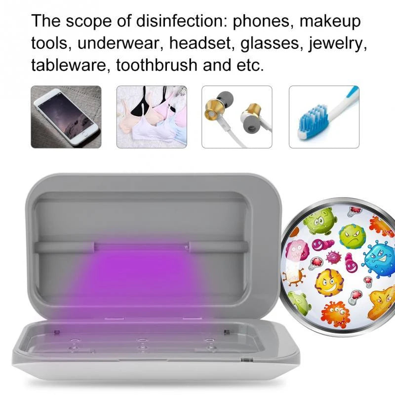 Phone Sanitiser | Enclosed UV-C Chamber With A Timed Cycle