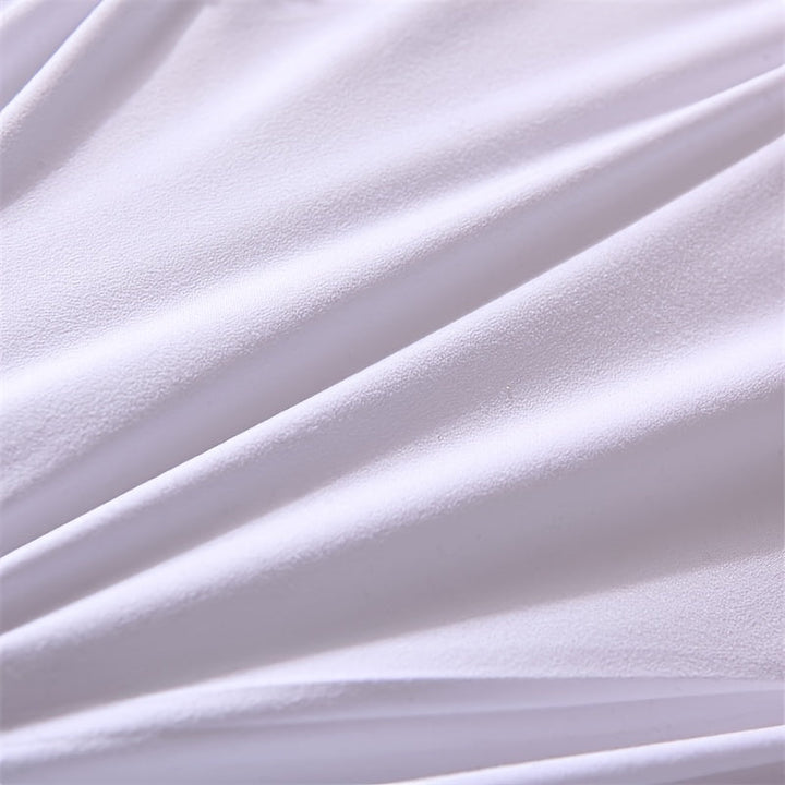 Pintuck Duvet Cover Set Polyester | Diamond Pleat Texture Design | Machine Washable with Matching Pillow Shams