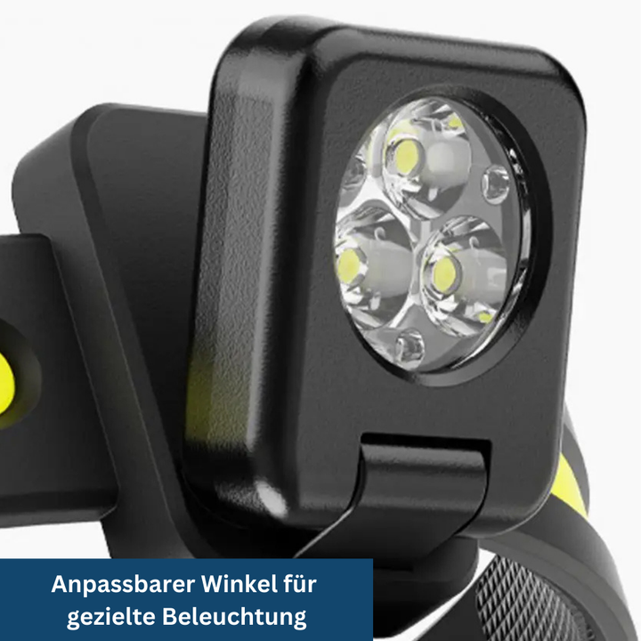 Pivoting LED Headlamp Multiple Lighting Modes Adjustable